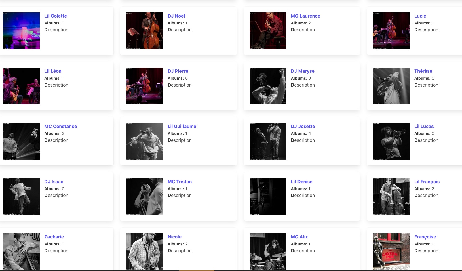 Réalisation avec Aymeric